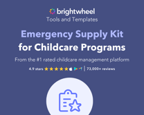 Emergency Supply Kit for Childcare Programs - brightwheel