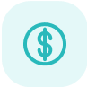 An icon image of money that represents the billing feature of brightwheel.